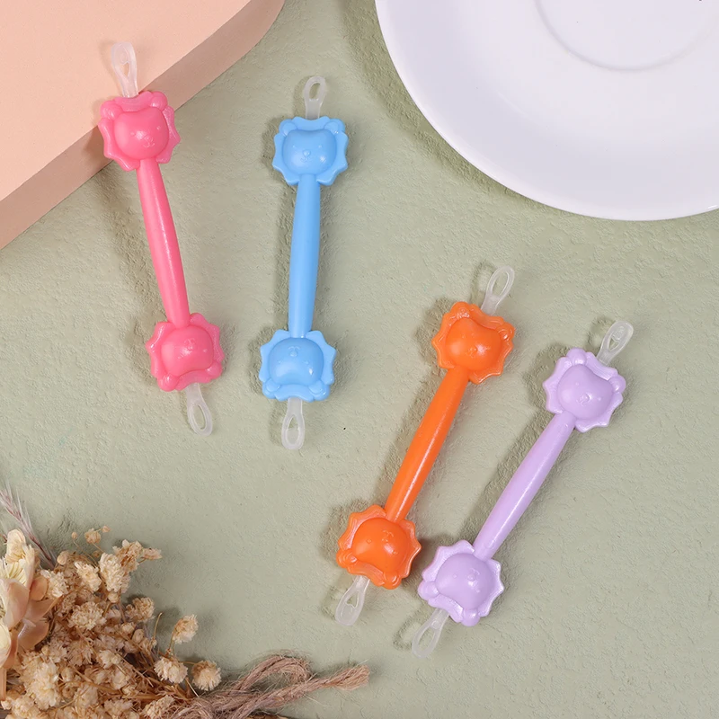 1Pcs Baby Cleaner Spoon Double-headed Soft Wax Curette Picker Nose Cleaner Silicone Ear Wax Pickers