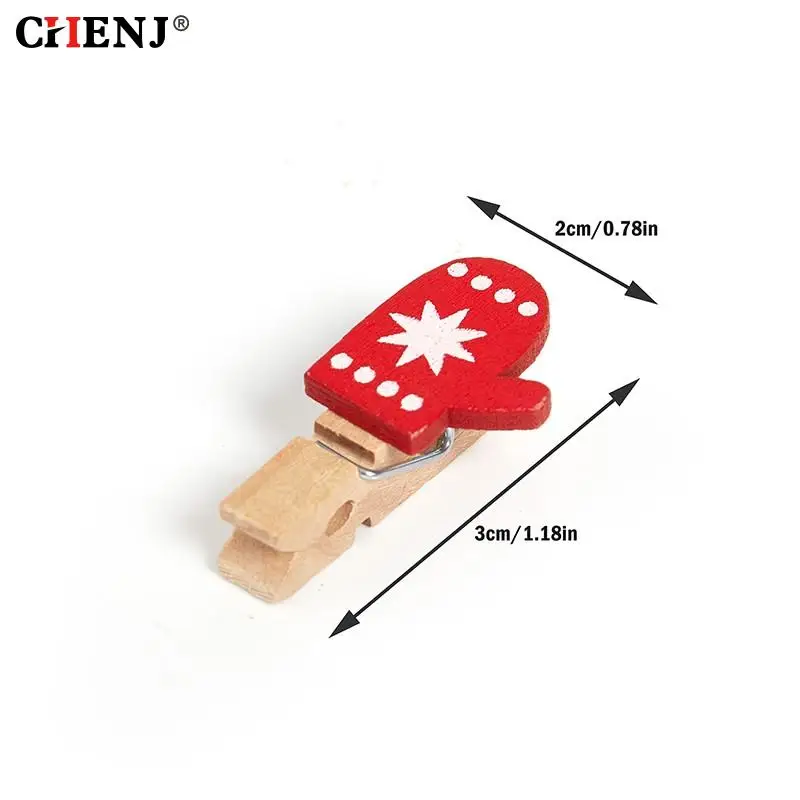 10pcs/pack Girl Heart Net Red Clothespin Craft Decoration Clips Natural Wooden Clips For Photo For Wall Decoration Hemp Rope