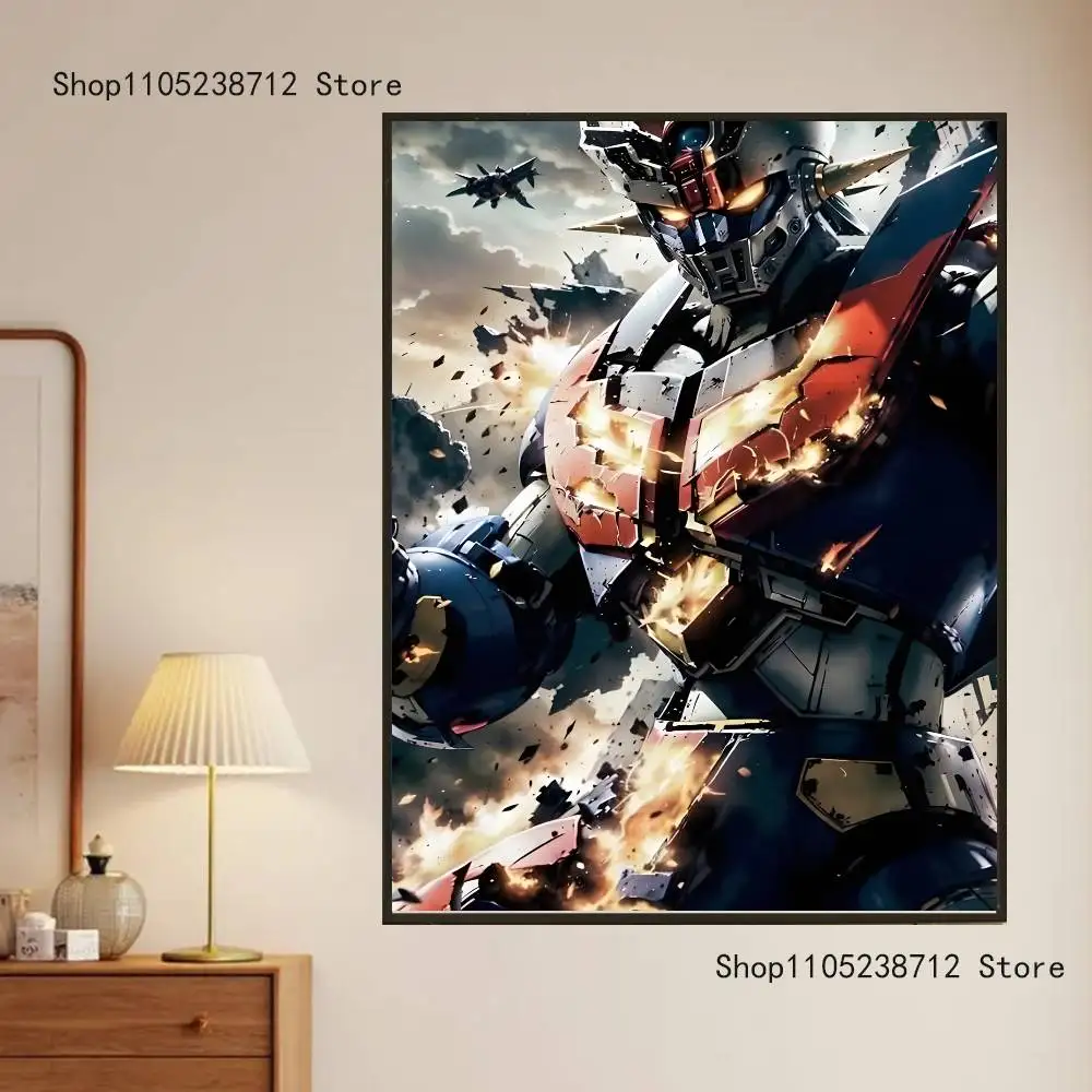 M-Mazinger Z روبوت المشارك يطبع جدار الفن اللوحة صورة هدية غرفة المعيشة بار مطعم ديسمبر ملصق كبير