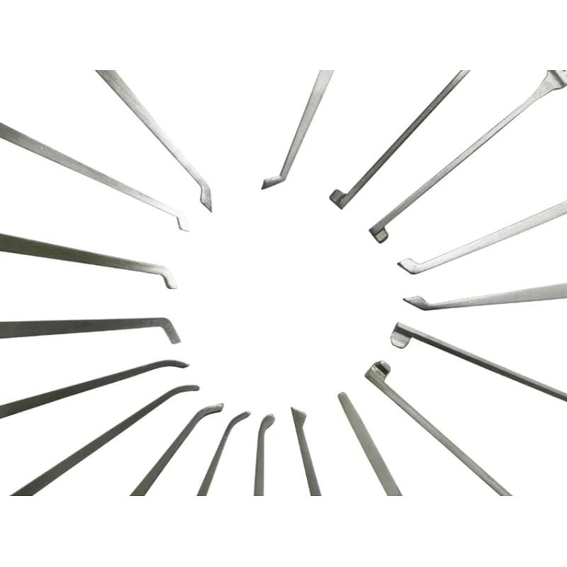 18pcs Stainless Steel Hooks Lock PIck Set Locksmith Tools