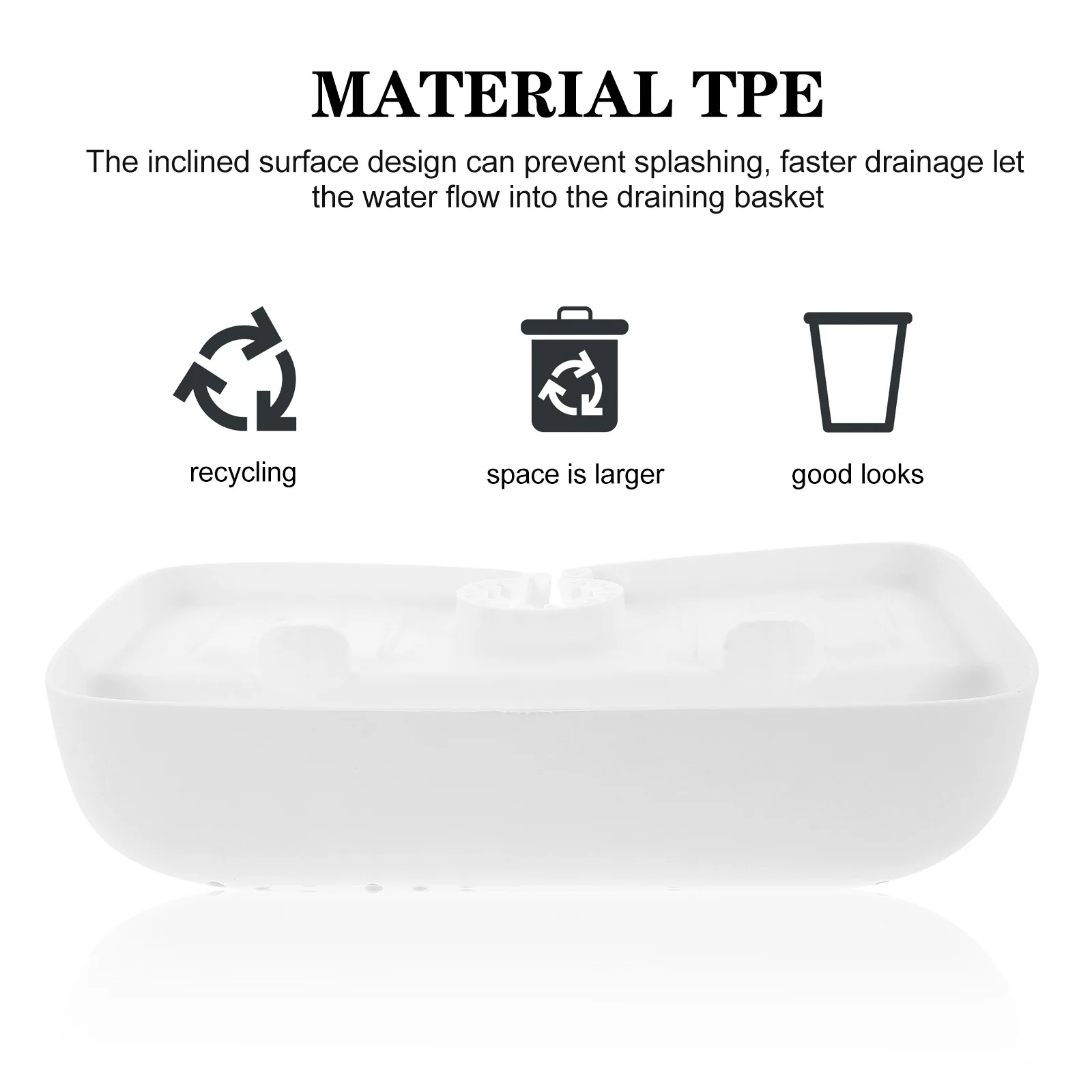 

Faucet Splashing-Proof Draining Rack Kitchen Sink Faucet Guard Adjustable Drain Basket Sponge Holder Kitchen Sink Storage Rack
