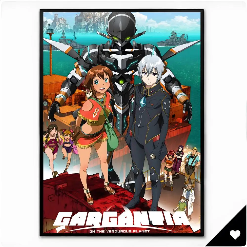 Animation SciFi Gargantia On The Verdurous Planet Poster Premium HD Decor Wall Art for Interior Room Makeover Home Accents Gift