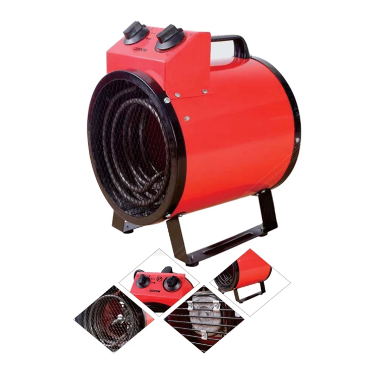 220v~50Hz 3kw Portable Industrial Electric Heating Gas Forced Hot Air Fan Heater Blower