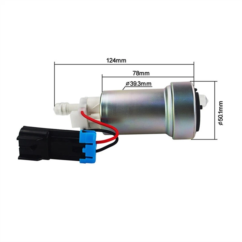 F90000285 F90000274 525Lph High Pressure Fuel Pump&Install Kit For Walbro/TI E85 Honda Civic Accord 1992-2000 F90000267