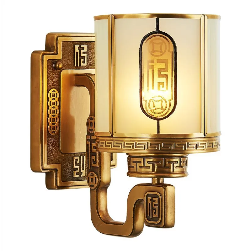 

villa atmosphere living room bedroom full copper wall lamp, stairs balcony room dining room wall lamp