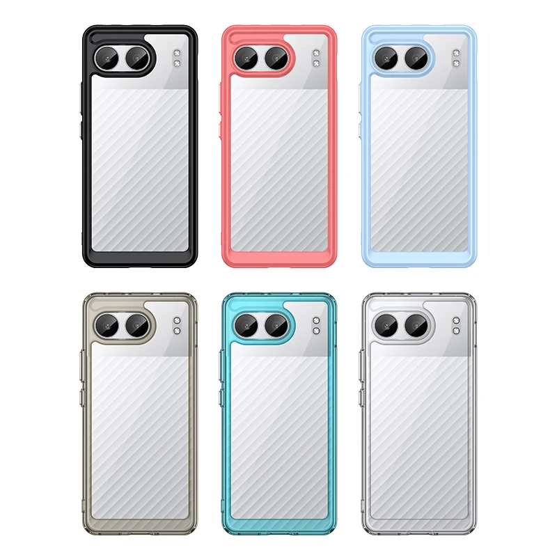 For Oneplus Nord 4 Case Cover Oneplus Nord 4 Capas Shockproof Transparent Phone Bumper Back Colour Clear Fundas Oneplus Nord 4