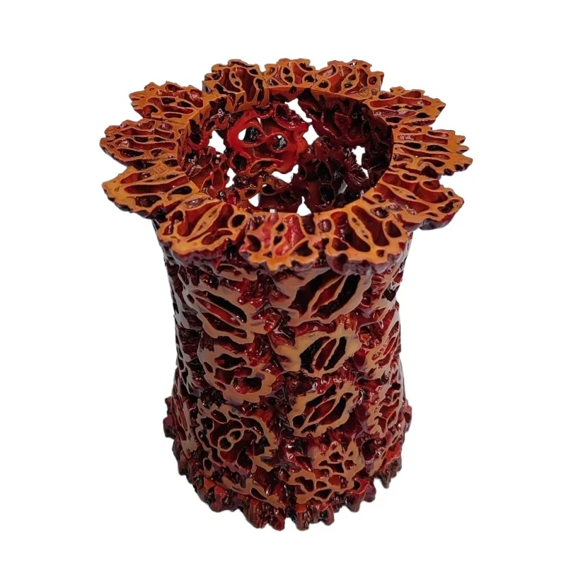 Popular pecan crafts creative gifts lace pen holder desktop jewelry storage ornament simple fashion classical