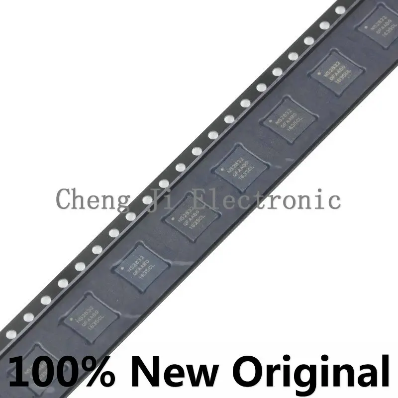 5PCS/LOT NRF52832-QFAA-R、NRF51822-QFAA-R、code N52832/N51822、QFN48、2.4GHz wireless RF transceiver chip