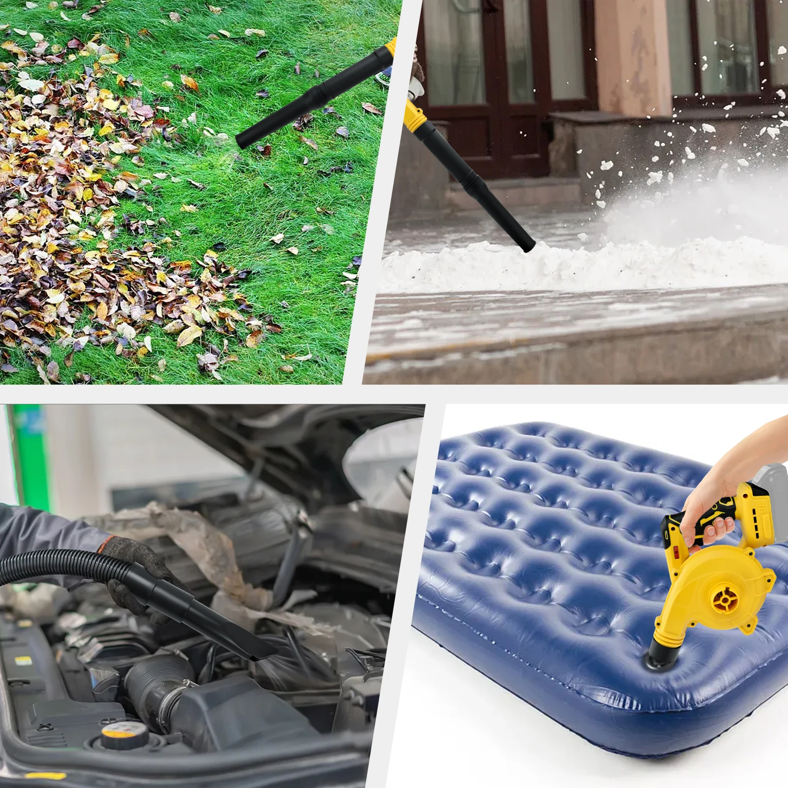 منفاخ أوراق شجر لاسلكي بدون فرش لبطارية ديوالت 20 فولت 6 سرعات 180 ميجا في الساعة 2 في 1 منفاخ كهربائي ومكنسة كهربائية (بدون بطارية)