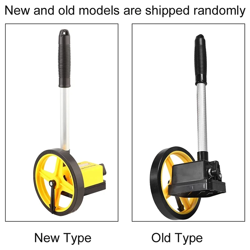 Measuring Wheel Distance Wheel Measurer Wheel Tpr Plastic 17.72 X 6.3 X 5.51In For Surveyors(Small Wheel, 12)