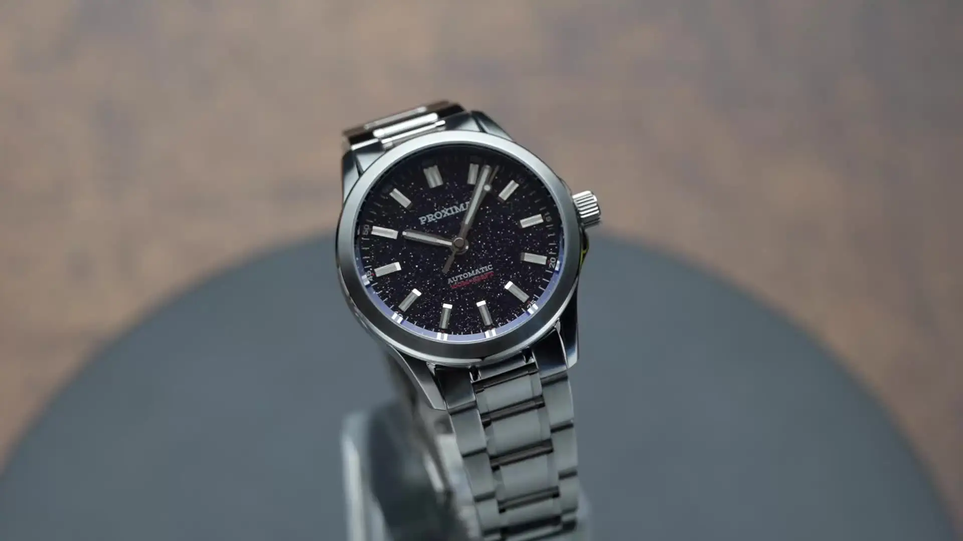 PX1746 New Mens Mechanical Watches Aventurine Dial 100M Waterproof