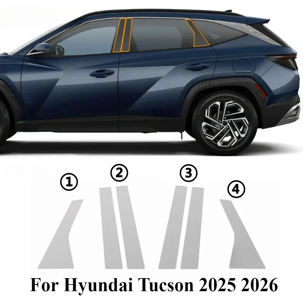Film Protecteur Poignée De Porte Voiture Hyundai Tucson TL 2015-2019 - Protection Carbone 3D