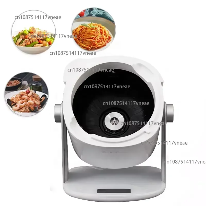GT7H3D 2400w Drum Type Automatic Stir Fryer Robot Home Kitchen Cook Automatic Rotating Cooking Stir Fry Machine