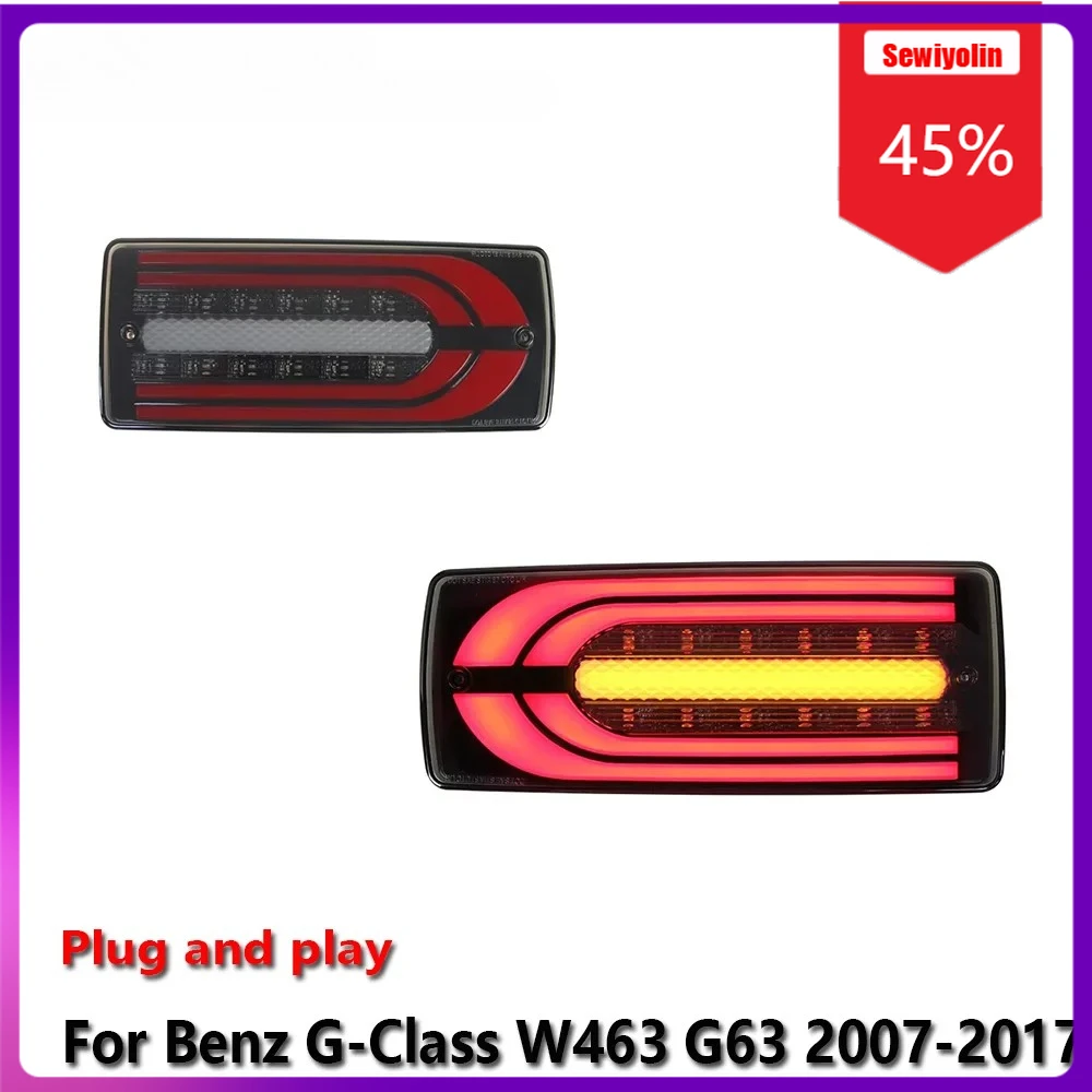 

Sewiyolin Car LED Lamp Tail Light Assemblies For Benz G-Class W463 G63 2007-2017 Auto Fog DRL Brake Turn Signal Lamp