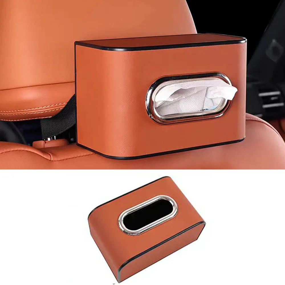 

Ящик для автомобильного сиденья, ящик для хранения бумажных полотенец, аксессуары для украшения интерьера автомобиля, модификация для выравнивания, леопарда, титана 7,