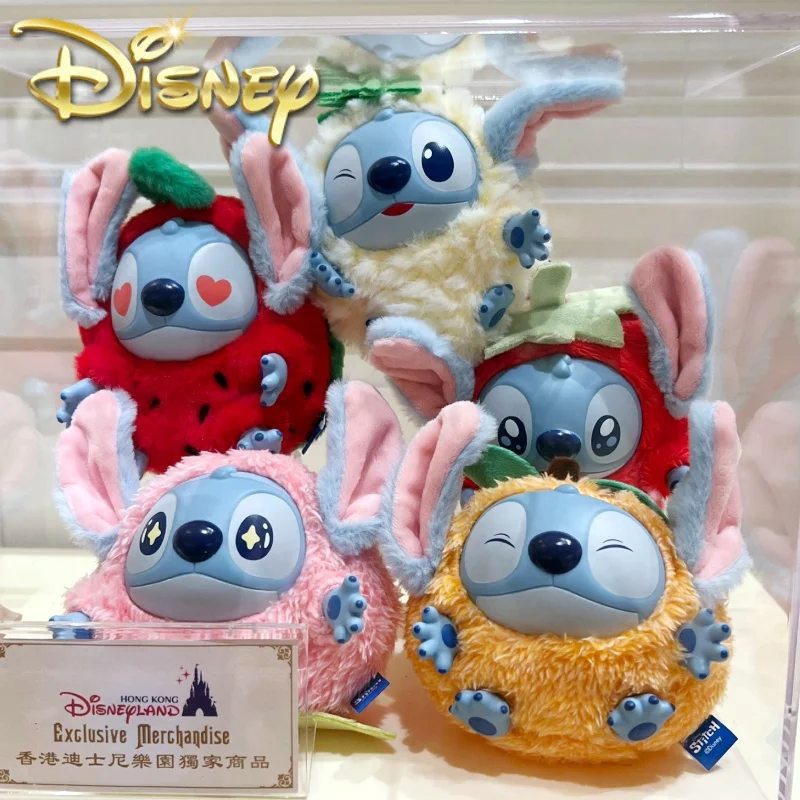 

Подлинная серия Disney Stitch Summer Fruit, ограниченная серия, виниловая слепая коробка, подвеска, фигурка, загадочная коробка, игрушки, плюшевая кукла, подарок