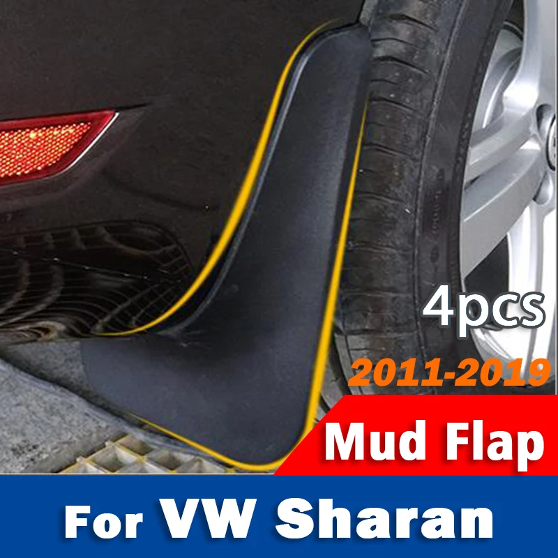 

Для VW Volkswagen Sharan 7N: Комплект брызговиков (4 шт.) для защиты от грязи, аксессуары для автомобиля, 2011-2019 гг.