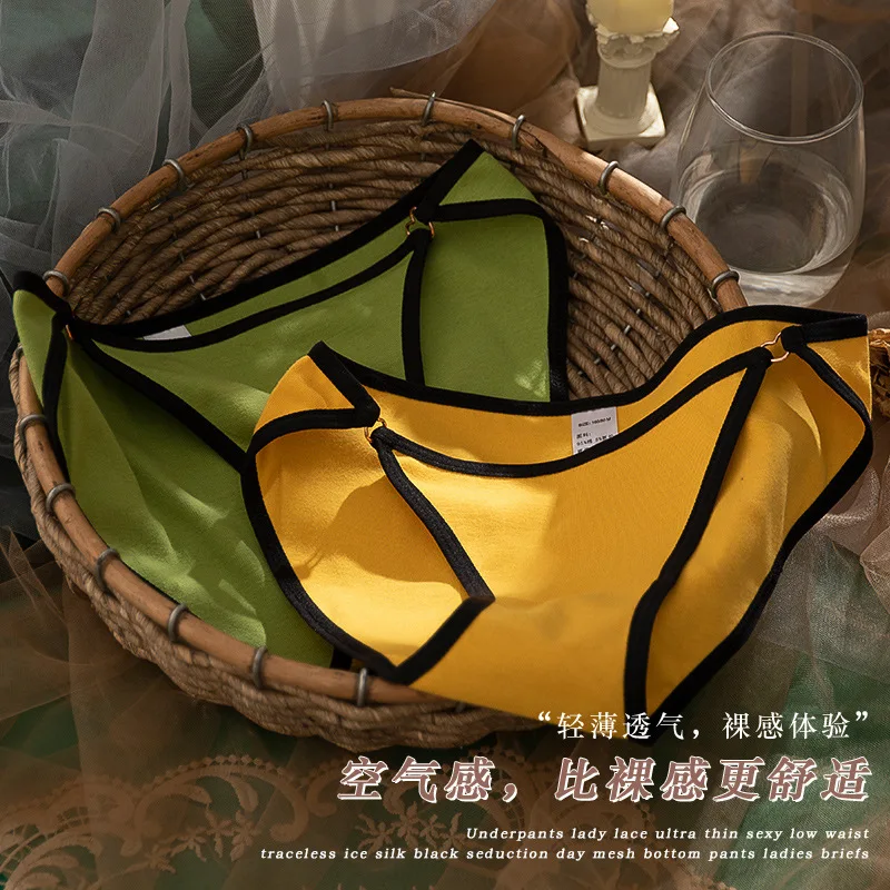 

Сексуальные трусики из чистого хлопка для девочек, легкие дышащие соблазнительные хлопковые антибактериальные трусики большого размера с треугольными чашечками