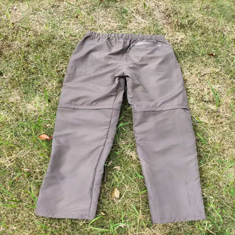 Men\'s Quick-Dry Waterproof Hiking Pants Outdoor Camping Travel Sports Trousers Lightweight Breathable Fishing Active Summer