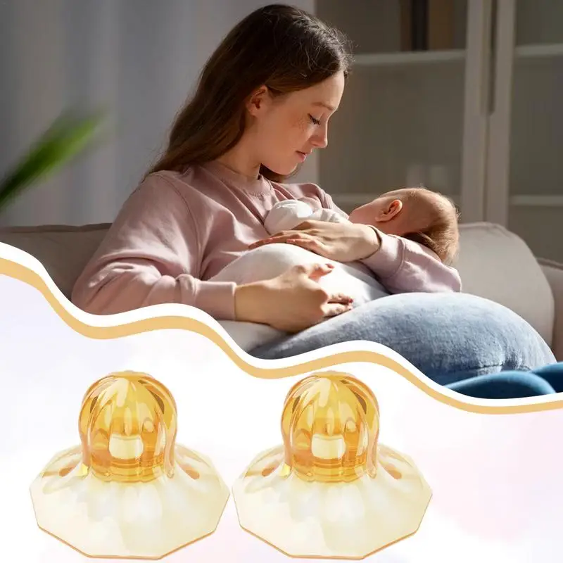 Supple Cups 1 Pair Portable Nipple Suction Device Nipple Suction Cups Women Nipple Vidrater Nipple Shield For Inverted Flat And