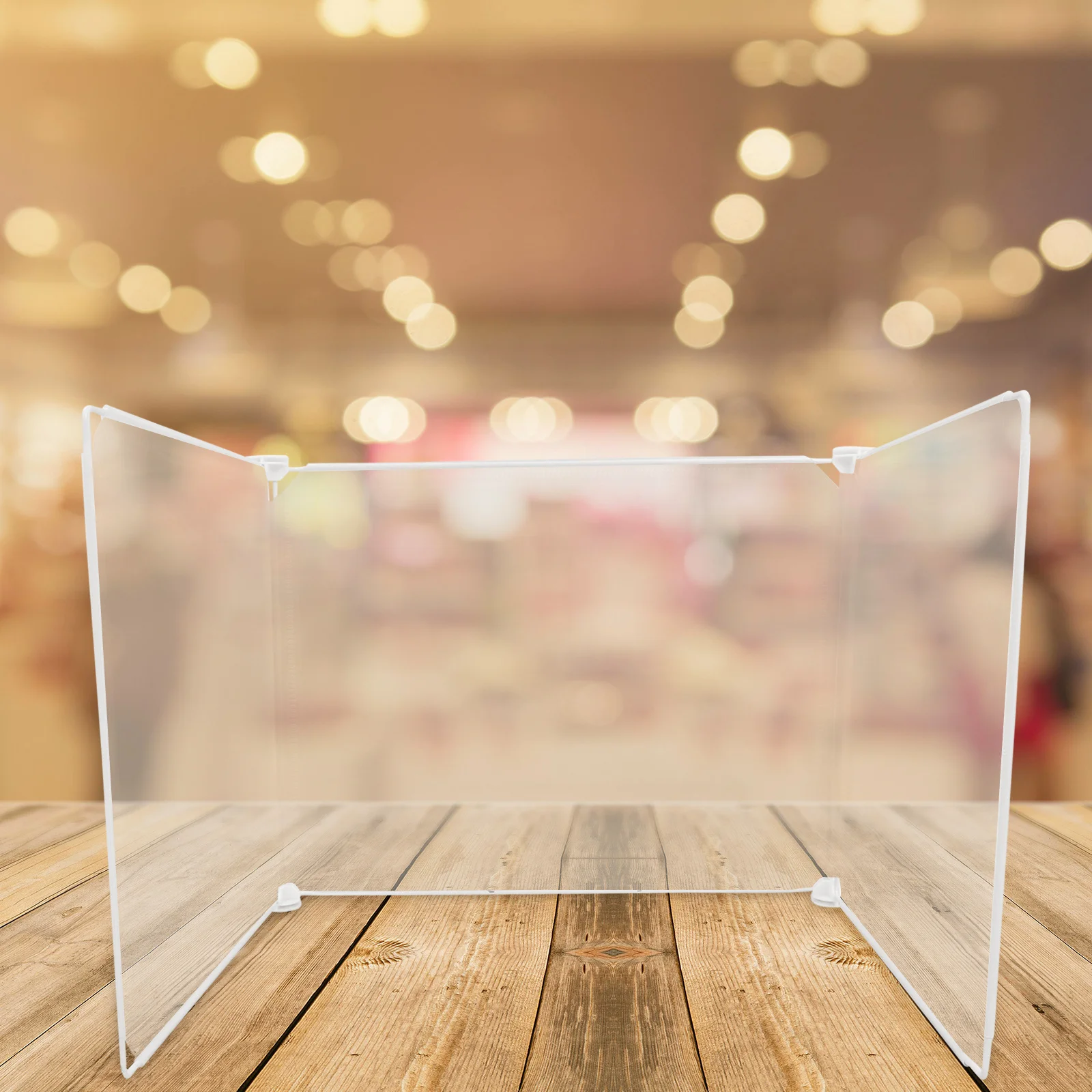 Desk Shield Divider Board Table Privacy Screen Classroom Sneeze Guard Panel Self Standing Plastic Divider For Students Office