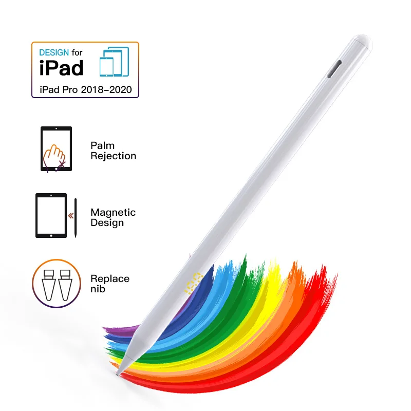 

Stylus Pen For apple pencil with Palm Rejection Tilt Sensitivity Active Pencil for iPad 2018-2024 Air3/4/5 iPad mini5/6 Pro 12.9