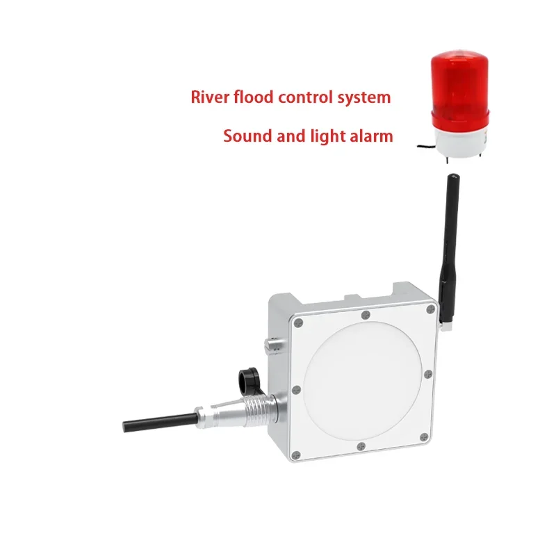 

CE RD-200-MODBUS RTU Open Channel River Flood Control System Sound And Light Alarm Radar Water Flow Meter Velocity Sensor