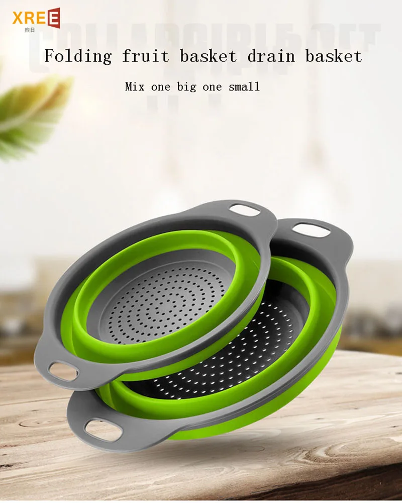 Folding Silicone Drain Basket