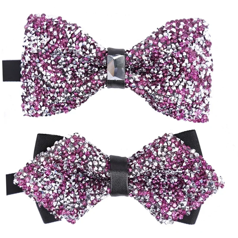 

Bow tie crystal sky full star Rhinestone banquet nightclub super flash diamond wedding bridegroom pot collar bow tie