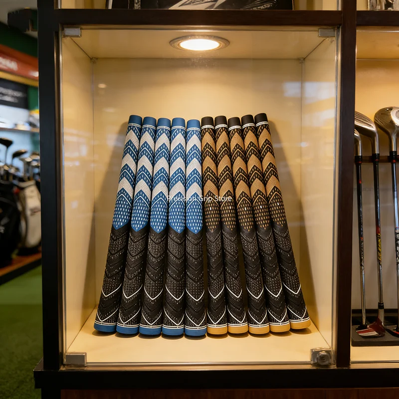 Hochwertige 2026 Plus Golfgriffe aus Gummi für Herren und Damen, Baumwollgarn-Golfschlägergriffe für Eisen und Holz, Standard, Midsize, Universeller Handgriff