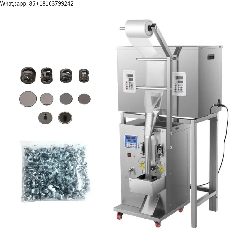 

Fully Automatic Electric Pneumatic Machinery Plastic Products Electronic Accessories Screw Weighing Counting Bag Sealing Filling