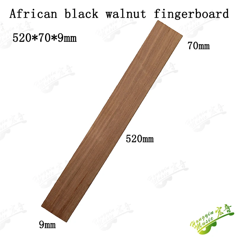 Gitarren-Griffbrett aus Ebenholz 520*70*8mm HUATOOL – Detail 19
