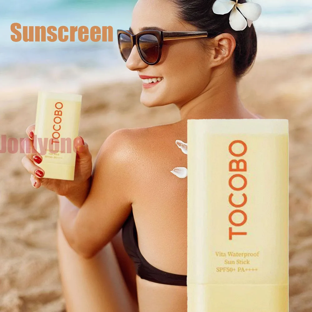 Tocobo-barra solar suave de algodón para el cuidado de la piel de Corea, SPF 50 +, esencia con detección de agua, protector solar, Control de aceite, refrescante, no graso, hidratante
