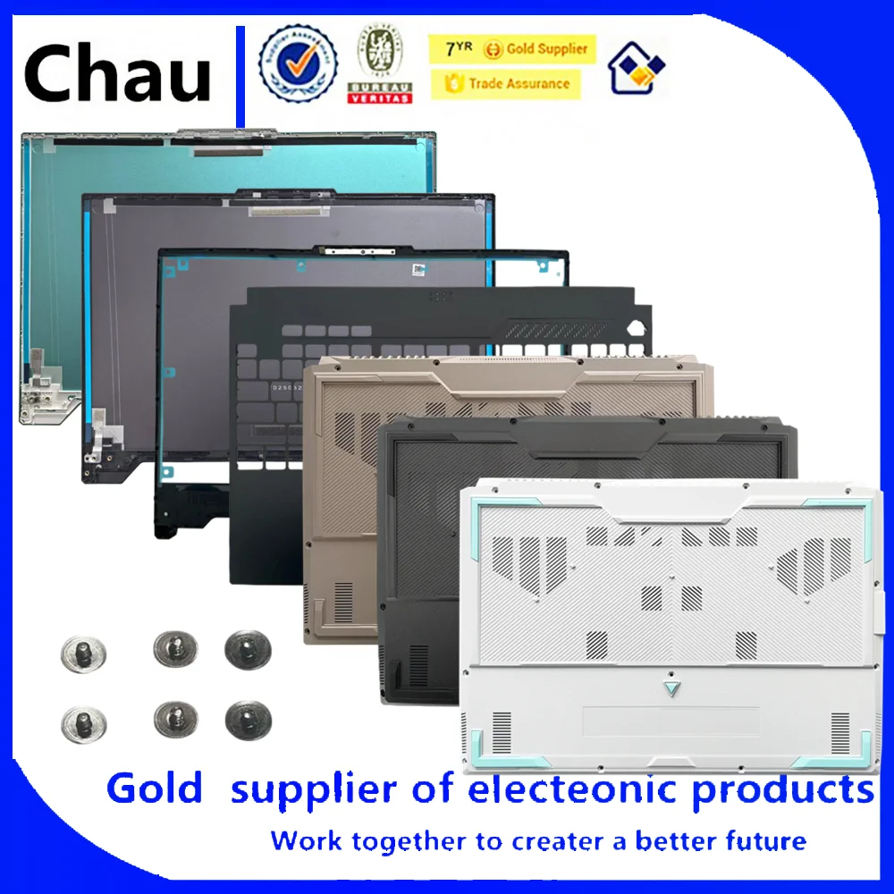 

New For Chau Gaming F15 FX507 FA507 FX507Z FX507ZM FA507R Laptop LCD Back Cover /Front Bezel/Palm rest/Bottom Base Cover