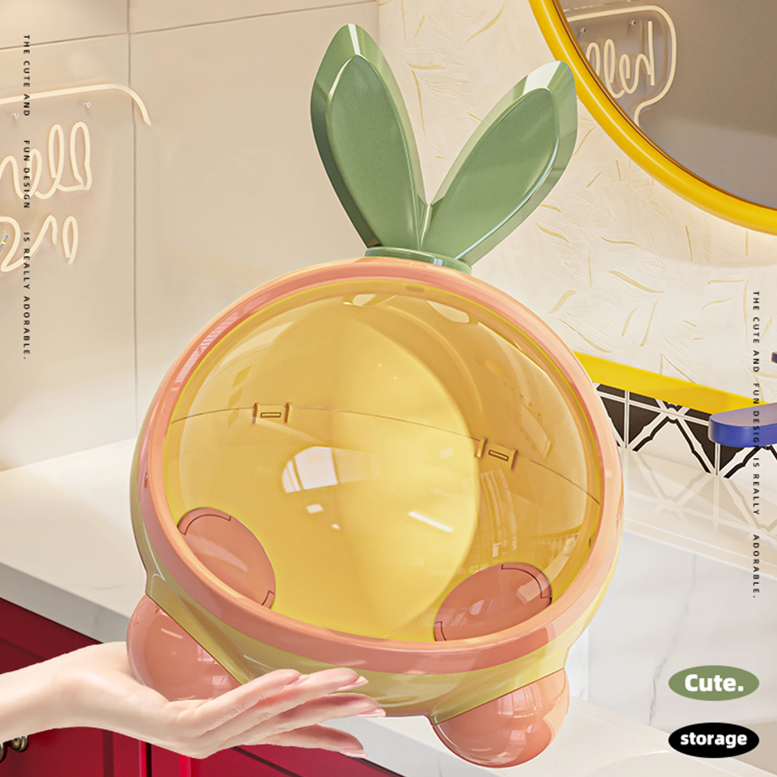 صندوق تخزين مفتاح الدخول، صندوق الوجبات الخفيفة الدائري الراقية لتزيين المدخل، صندوق كرتوني متنوع مقاوم للغبار لتلفزيون غرفة المعيشة