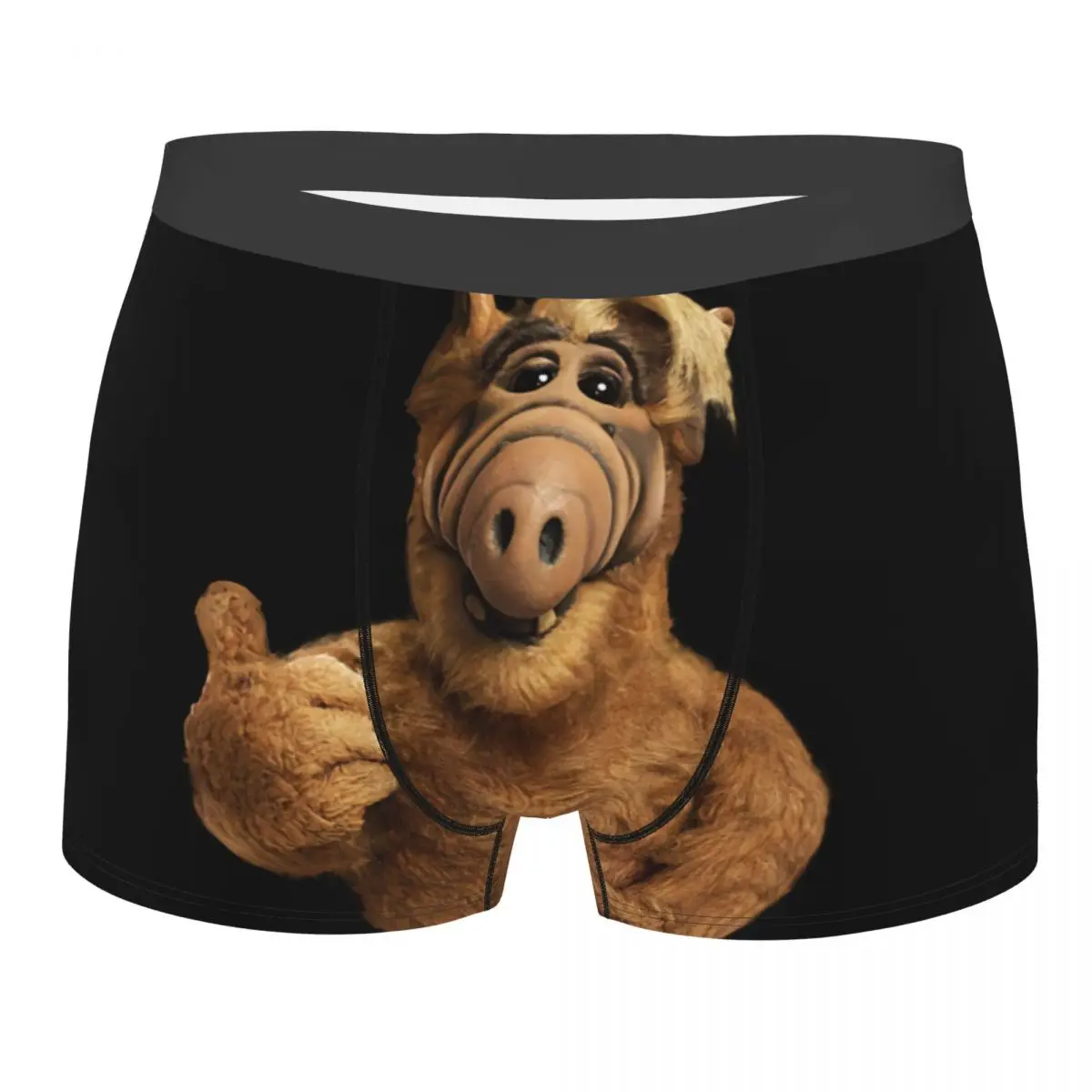 

Новинка на заказ, боксеры Alf Thumbs Up, шорты, мужские трусы, удобные трусы Alien Life Form, научные трусы для телешоу, нижнее белье