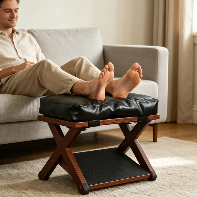 wooden-foot-stool-with-x-frame-support-and-lower-step-platform-indoor-step-stool-for-living-room-bedroom-entryway-and-foot-87ha