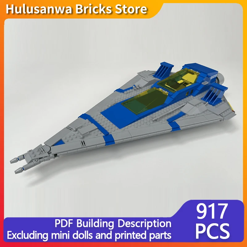 

Large Deep Space Ship Model MOC Building Bricks War Equipment Modular Technology Gifts Holiday Assemble Children Toys Suit