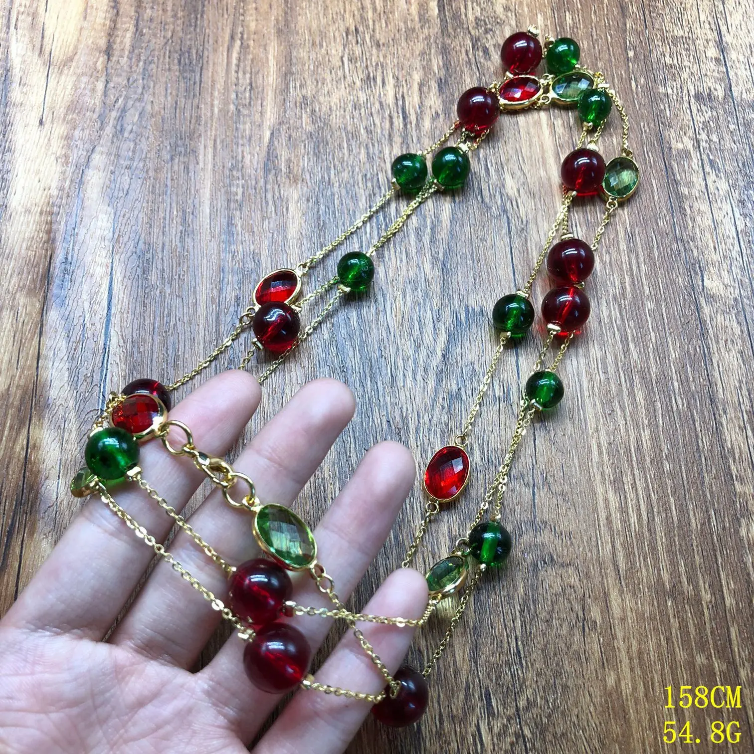 collier-medieval-double-face-a-double-couche-perles-de-verre-rouge-et-vert-collier-geometrique-transparent-chaine-de-pull-florale-ajouree