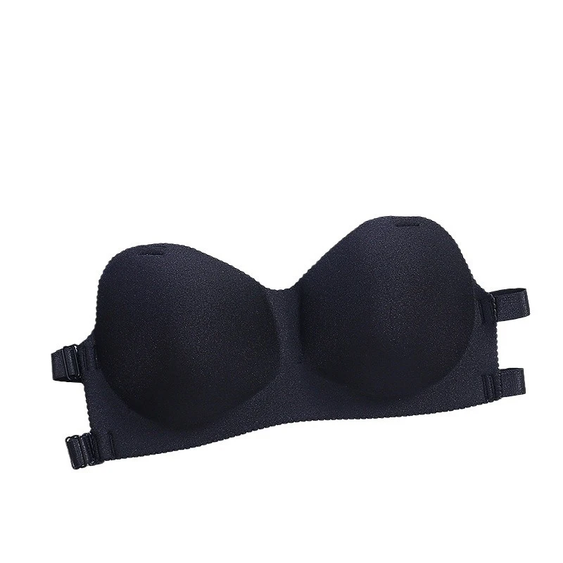 Summer Strapless Women Bras Back Bandage Design Sexy Chest Tops Wire Free Soft Breathable Brassiere Solid Invisible Bra