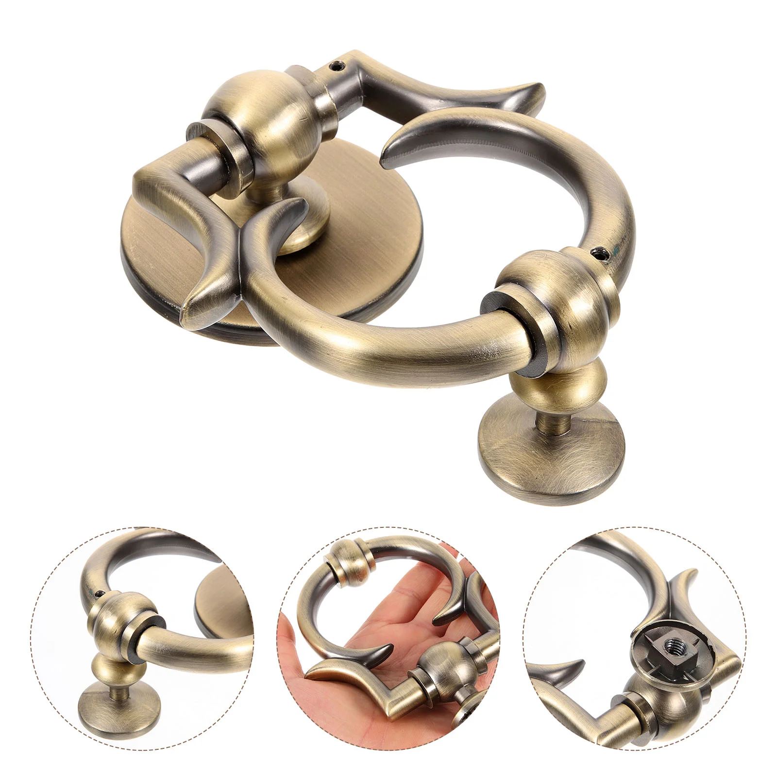 

European Door Knocker Decoration Accessory Decorate Zinc Alloy Decorative Household Part Handle