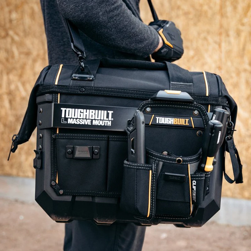 ToughBuilt - Large Massive Mouth 16” Tool Bag - Pro Grade Quality Construction - TB-CT-62-16A