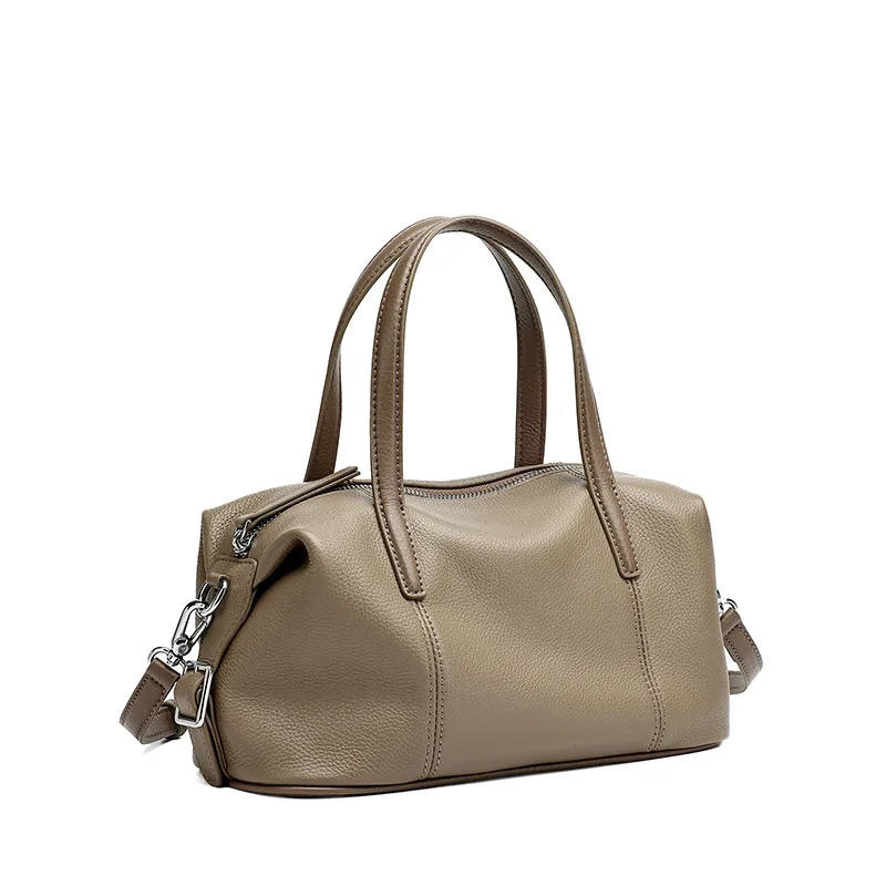 Genuine Leather Large Capacity Minimalist Women Luxury Crossbody Bag Handbag Shoulder Bag High Quality Vintage 2026 Tote Bag