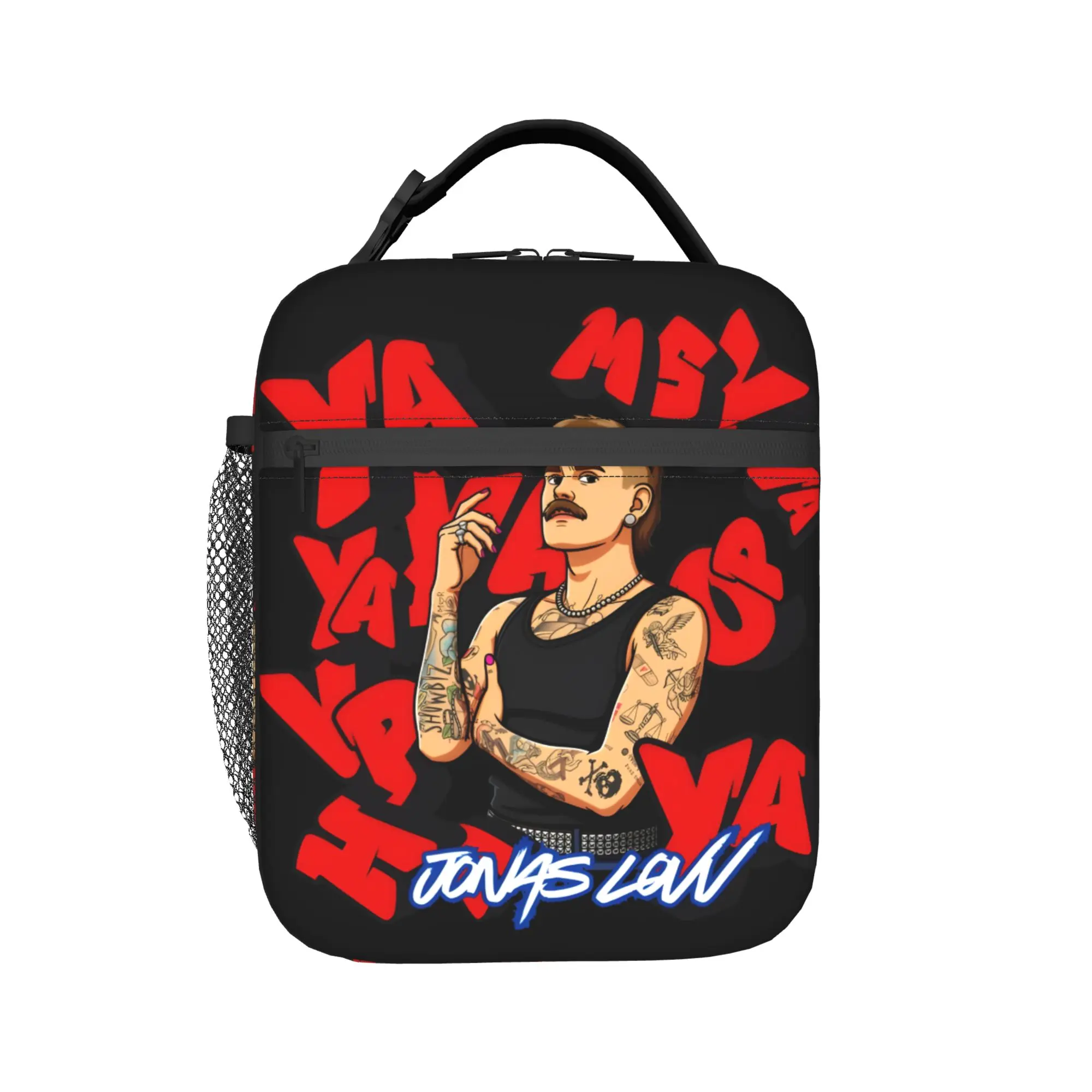 Jonas Lovv Ya Ya Ya Eurovisions ESC 2026 Bolsas térmicas para el almuerzo para el trabajo, caja Bento, loncheras térmicas para hombres y mujeres