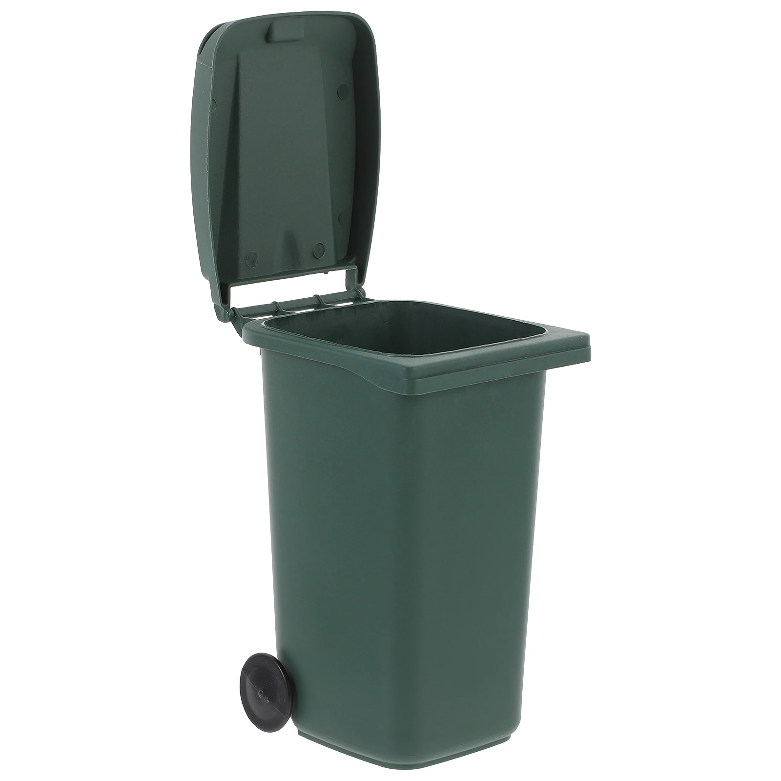

Plastic Mini Trash Can Desk Garbage Bucket Pen Holder Lid Storage Home Office Waste Bucket Desktop Organizer Storage Container