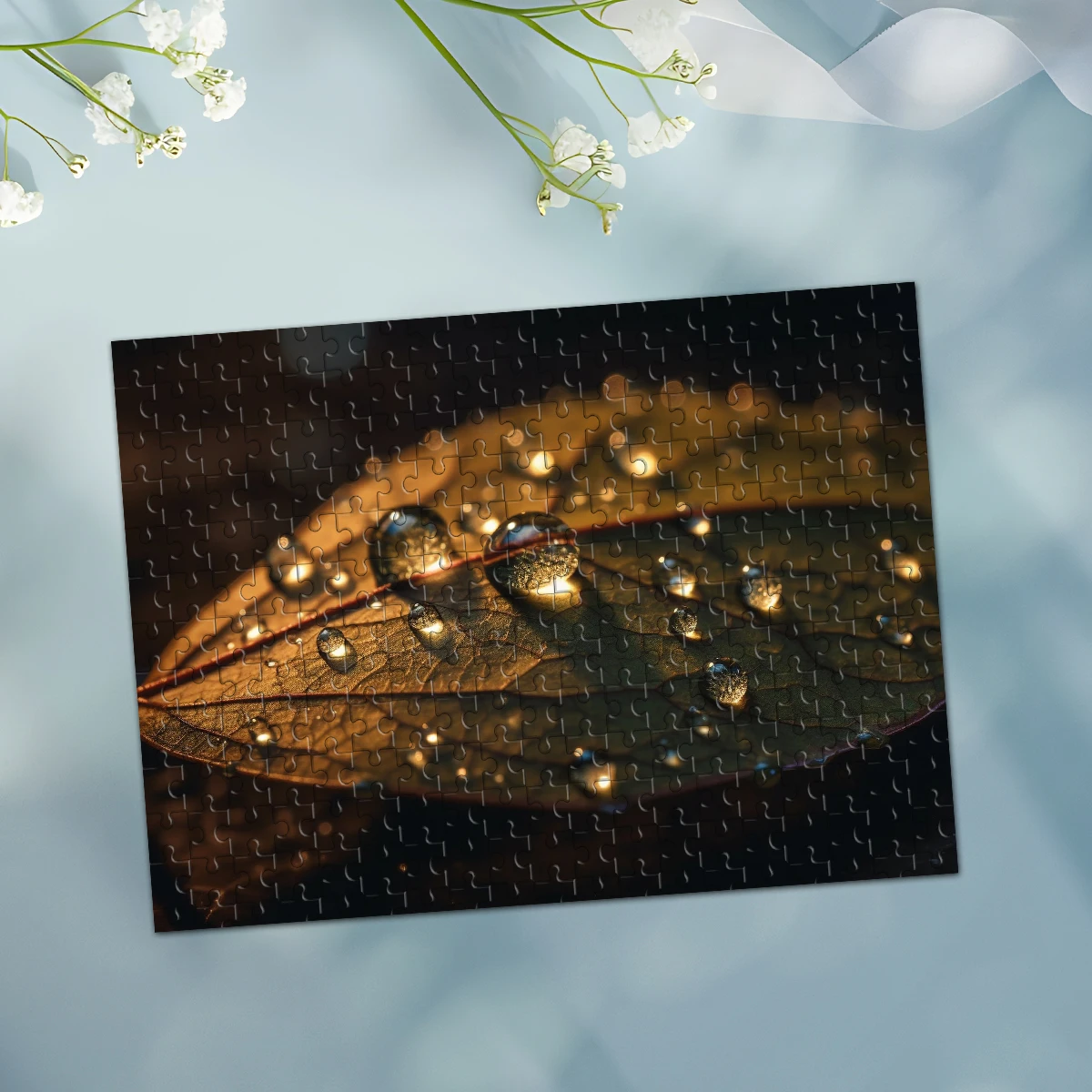 35/300/500/1000pcs Personalized Custom Photo Puzzle scenery photo Toys Personalized Jigsaw Puzzles Handmade Gifts