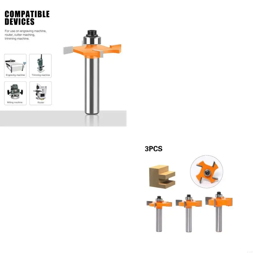 

P82E Портативный маршрутизатор, набор фрезерный резак для создания канавков и дадо в дереве