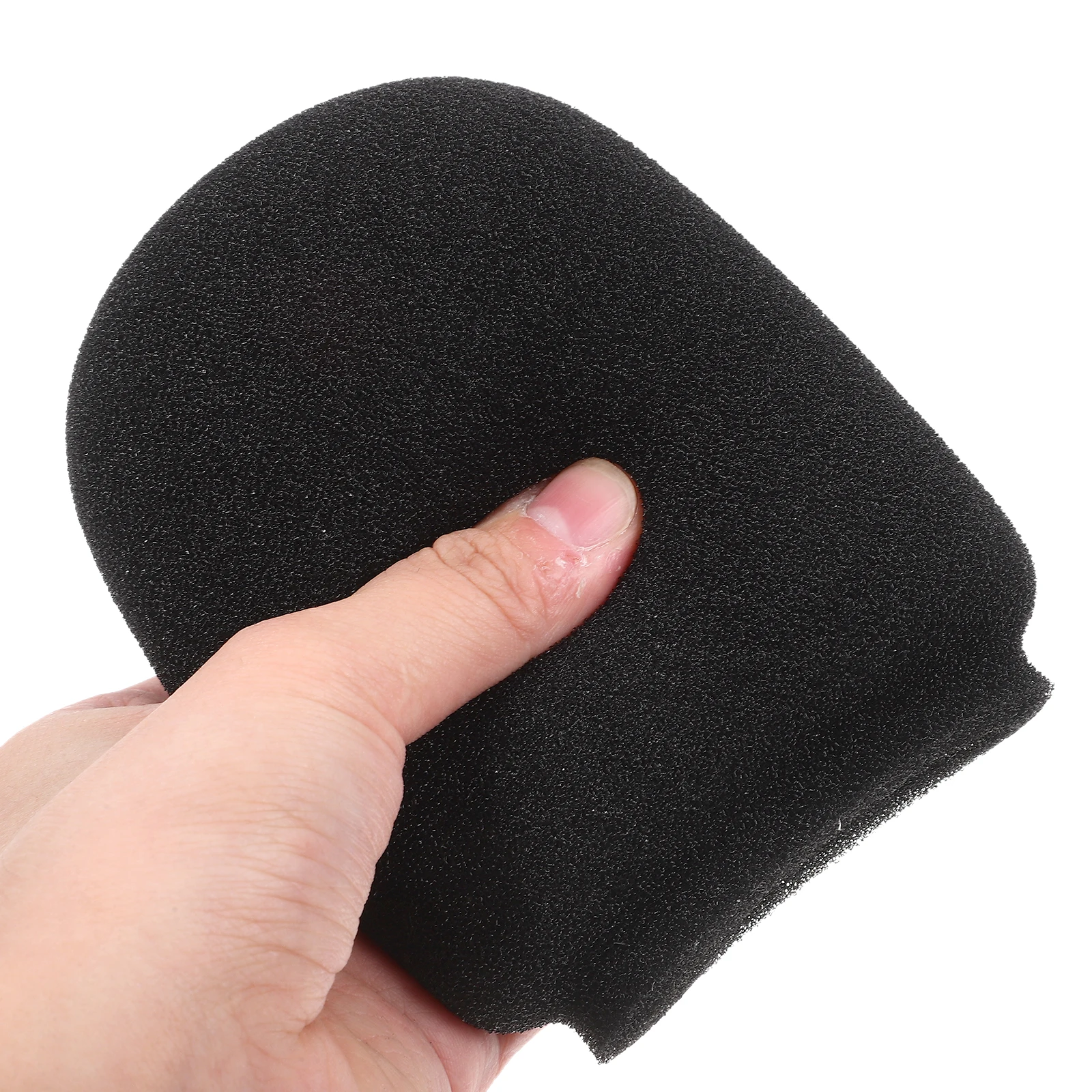

1pcs Microphone Cover Washable Black Sleeve For Accessories Sponge Dust Cover Windscreen Protector Long Use Easy Install Replace