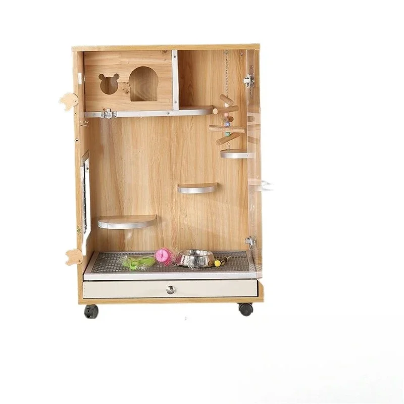 

Villa Pet Keeping Box Hamster Cage Nest Avoid House Secret Kangaroo Furniture Small Animal Supplies