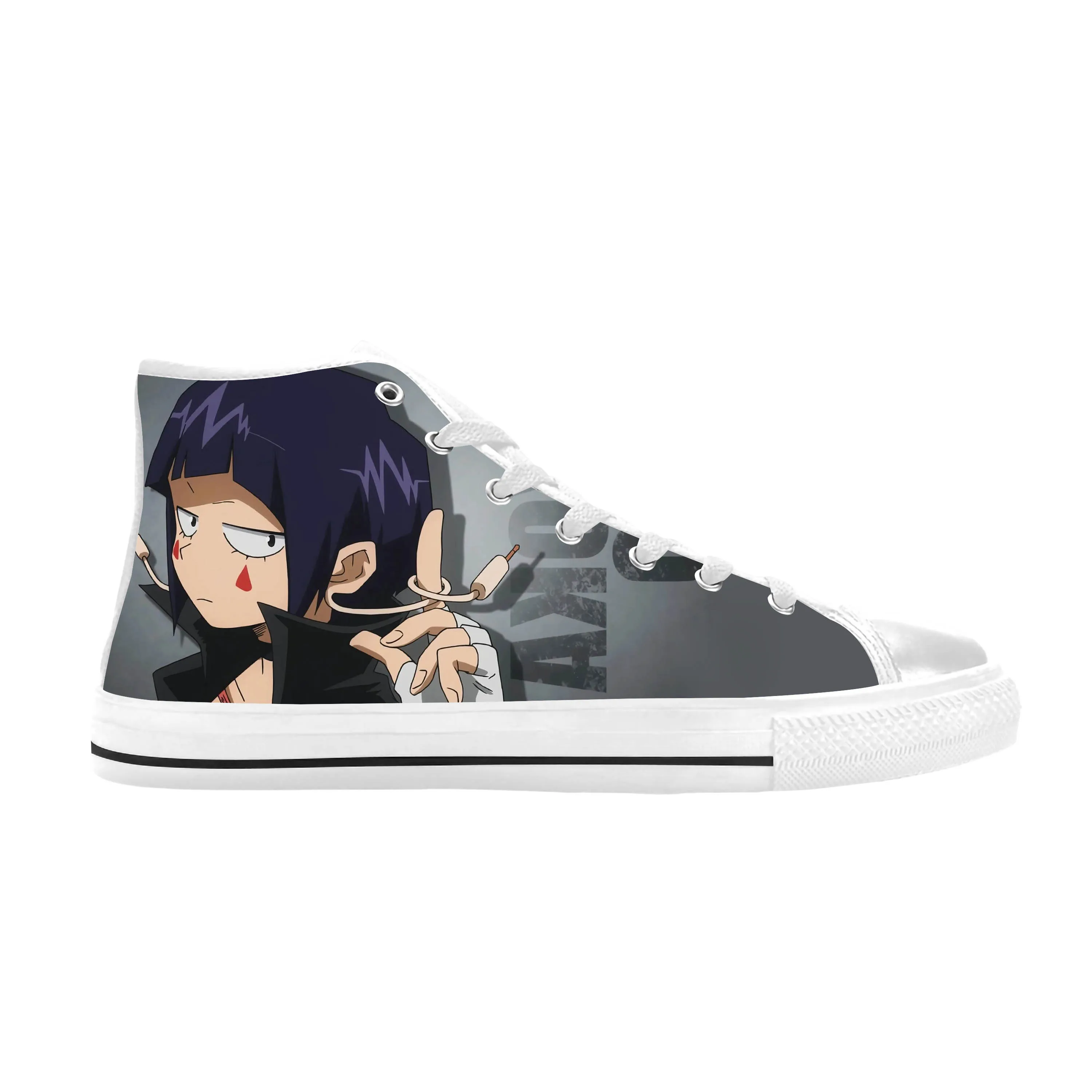 Baskets montantes respirantes pour hommes et femmes, chaussures de gril décontractées, impression 3D, anime japonais, manga, My ForeAcademia, Jiro Kycontempled, confortables